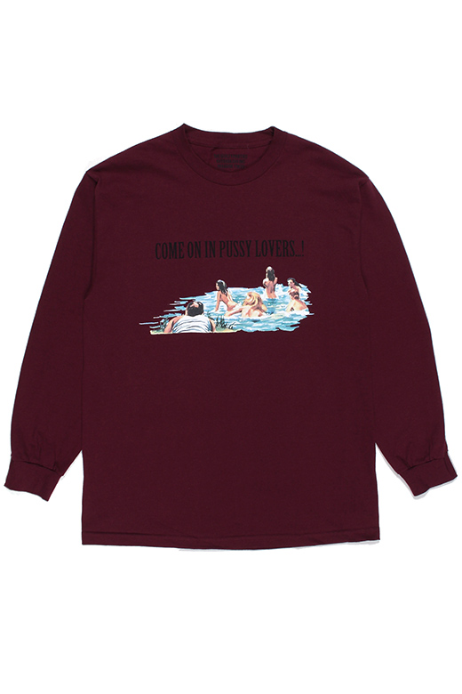 CREW NECK LONG SLEEVE T-SHIRT ( TYPE-2 )