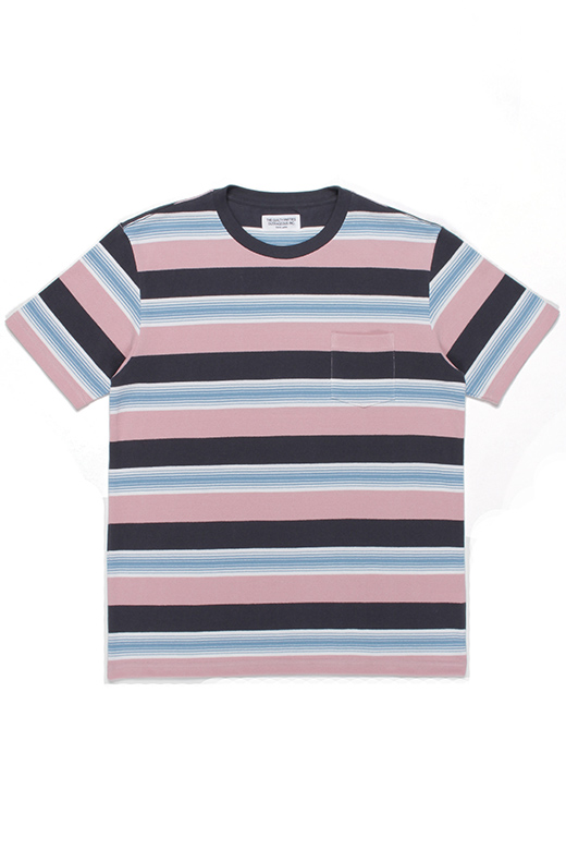 STRIPED CREW NECK T-SHIRT ( TYPE-2 )